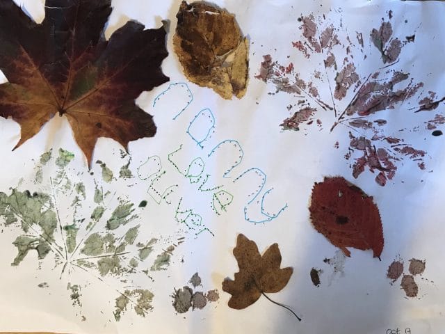 Autumn Leafs for Nanny